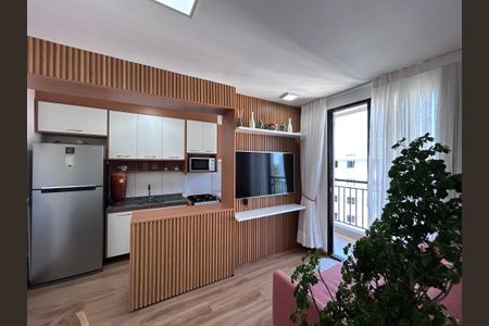 Sala  de apartamento à venda com 1 quarto, 40m² em Usina Piratininga, São Paulo