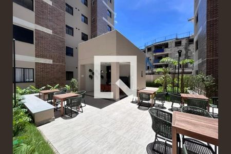 Apartamento à venda com 40m², 1 quarto e 1 vagaChurrasqueira