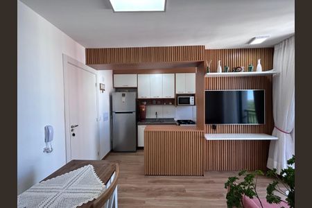 Sala  de apartamento à venda com 1 quarto, 40m² em Usina Piratininga, São Paulo