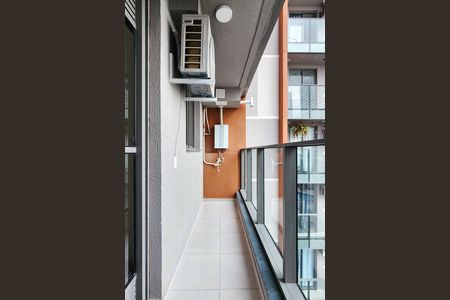 Varanda  de apartamento à venda com 2 quartos, 52m² em Santo Cristo, Rio de Janeiro