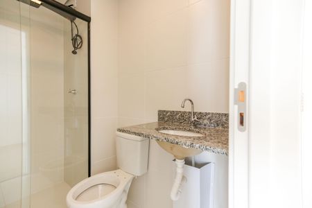 Studio para alugar com 27m², 1 quarto e 1 vaga Studio para alugar com 27m², 1 quarto e 1 vagaBanheiro