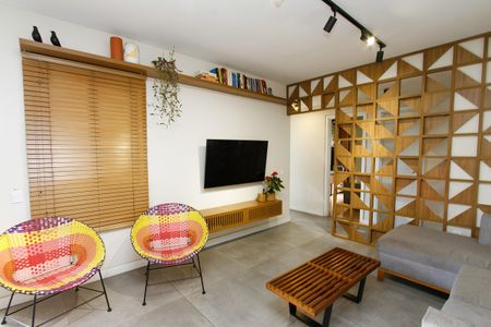 Sala de apartamento para alugar com 3 quartos, 110m² em Jk, Contagem