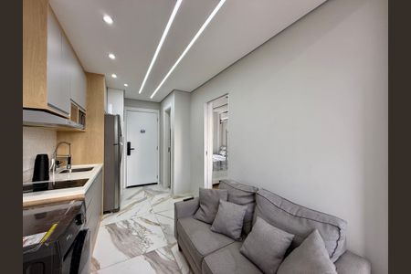 Sala de apartamento para alugar com 1 quarto, 25m² em Vila Andrade, São Paulo