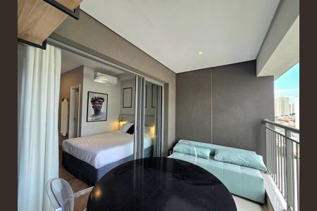 Studio para alugar com 28m², 1 quarto e sem vagaVaranda