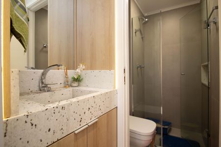 Apartamento à venda com 68m², 3 quartos e 2 vagasBanheiro- Social