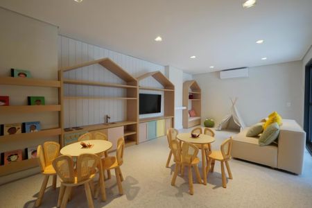 Apartamento para alugar com 36m², 1 quarto e 1 vaga Apartamento para alugar com 36m², 1 quarto e 1 vagaÁrea comum - Brinquedoteca