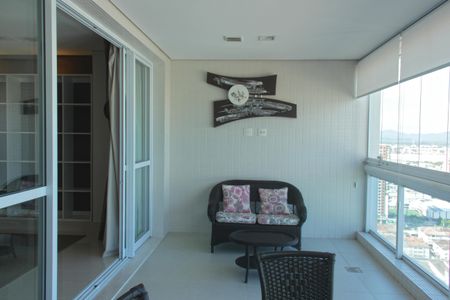 Varanda da Sala de apartamento para alugar com 1 quarto, 106m² em Aparecida, Santos