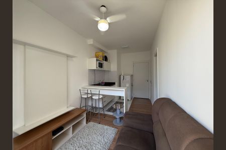 Sala de kitnet/studio para alugar com 1 quarto, 30m² em República, São Paulo