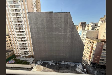 vista sala de kitnet/studio para alugar com 1 quarto, 30m² em República, São Paulo