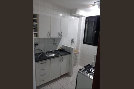 Cozinha de apartamento à venda com 2 quartos, 50m² em Jardim Montanhês, Belo Horizonte