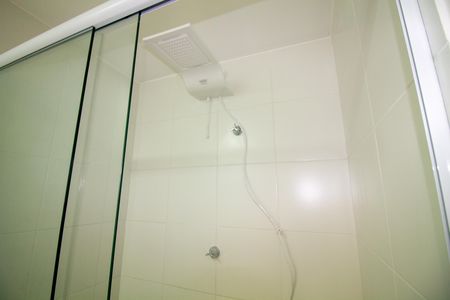 Banheiro de kitnet/studio à venda com 1 quarto, 27m² em Jardim das Acacias, São Paulo