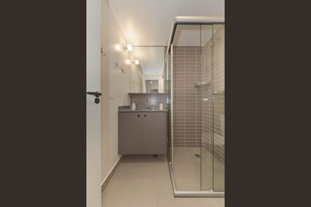 Studio para alugar com 22m², 1 quarto e sem vaga Studio para alugar com 22m², 1 quarto e sem vagaBanheiro