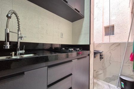 Studio à venda com 45m², 1 quarto e sem vagaCozinha 