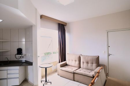 Sala de apartamento para alugar com 1 quarto, 55m² em Santa Efigênia, Belo Horizonte