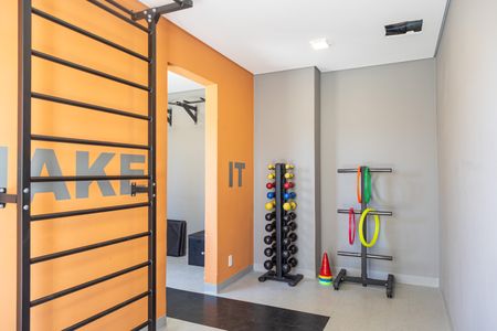 Apartamento para alugar com 38m², 2 quartos e sem vaga Apartamento para alugar com 38m², 2 quartos e sem vagaÁrea comum - Academia