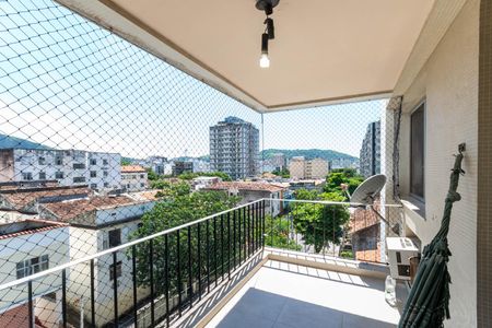 Varanda da Sala de apartamento à venda com 2 quartos, 85m² em Grajaú, Rio de Janeiro