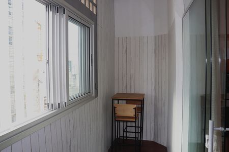 Studio à venda com 43m², 1 quarto e sem vagaVaranda