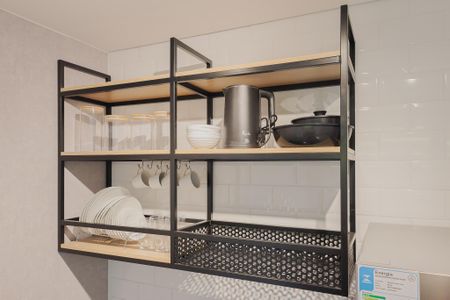 Apartamento para alugar com 28m², 1 quarto e sem vagaCozinha