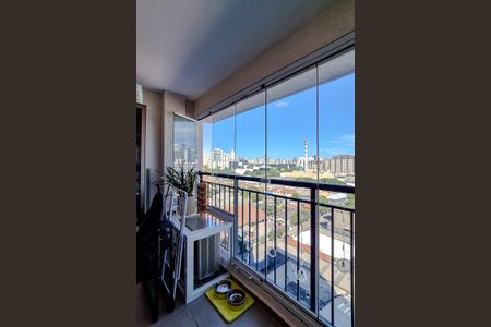 Varanda da Sala de apartamento à venda com 2 quartos, 54m² em Barra Funda, São Paulo