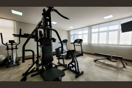 Apartamento para alugar com 42m², 1 quarto e 1 vaga Apartamento para alugar com 42m², 1 quarto e 1 vagaÁrea comum - Academia