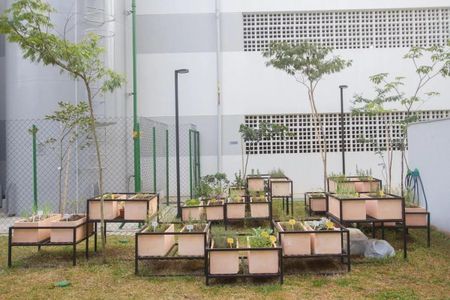 Área comum - Horta de apartamento à venda com 2 quartos, 44m² em Santo Amaro, São Paulo