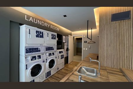 Studio à venda com 22m², 1 quarto e sem vagaLavanderia