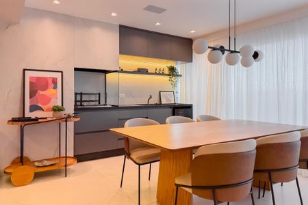 Apartamento à venda com 130m², 3 quartos e 2 vagasVaranda Gourmet
