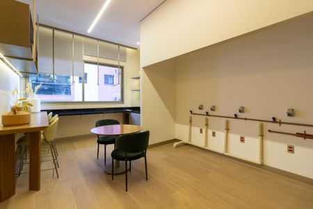 Área comum - Lavanderia de kitnet/studio para alugar com 1 quarto, 23m² em Cerqueira César, São Paulo