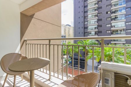 Vista/Varanda de kitnet/studio para alugar com 1 quarto, 23m² em Cerqueira César, São Paulo