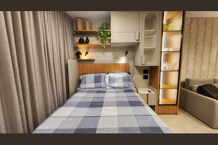 Estúdio - cama de kitnet/studio para alugar com 1 quarto, 25m² em Vitória, Salvador