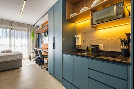 Studio de kitnet/studio para alugar com 1 quarto, 24m² em Pinheiros, São Paulo