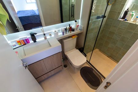 Apartamento para alugar com 60m², 2 quartos e 1 vaga Apartamento para alugar com 60m², 2 quartos e 1 vagaBanheiro 1