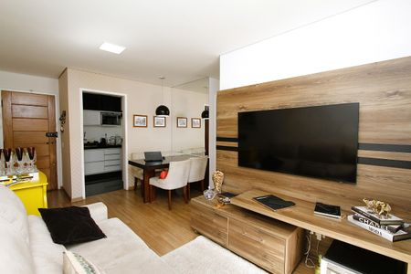 Sala de apartamento à venda com 3 quartos, 78m² em Grajaú, Belo Horizonte