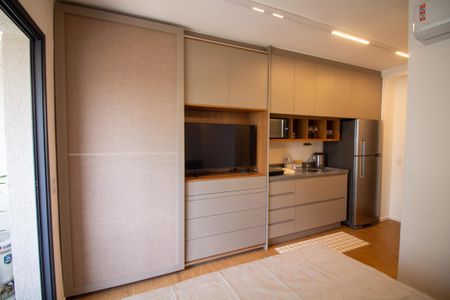 Studio à venda com 25m², 1 quarto e sem vagaSala / Quarto - Studio