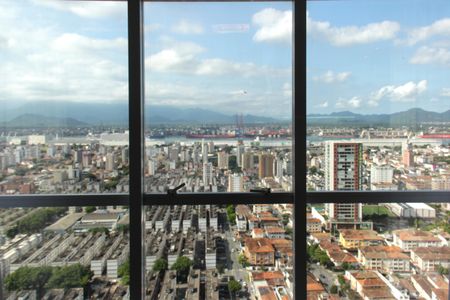 Vista da Sala de apartamento para alugar com 2 quartos, 98m² em Aparecida, Santos