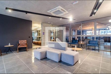 Studio para alugar com 27m², 1 quarto e sem vagaHall Social