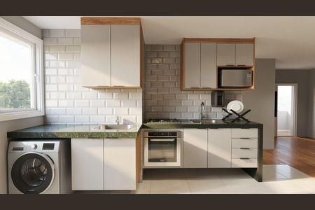 Apartamento para alugar com 49m², 2 quartos e 1 vagaCozinha