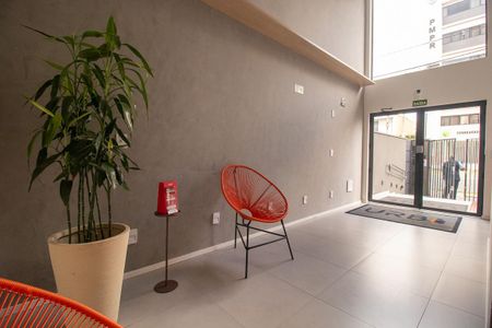 Studio para alugar com 28m², 2 quartos e 1 vaga Studio para alugar com 28m², 2 quartos e 1 vagaHall de entrada