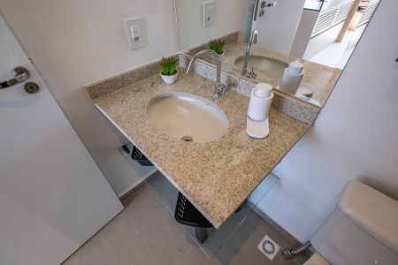 Studio para alugar com 27m², 1 quarto e sem vaga Studio para alugar com 27m², 1 quarto e sem vagaBanheiro