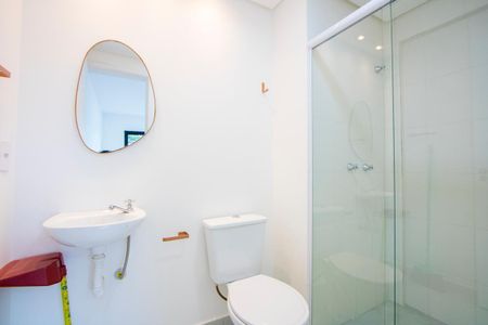 Banheiro de apartamento para alugar com 1 quarto, 36m² em Jardim Jamaica, Santo André