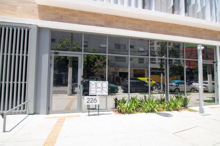 Studio à venda com 28m², 1 quarto e sem vagaFachada e portaria