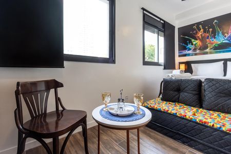 Studio à venda com 24m², 1 quarto e sem vagaSala