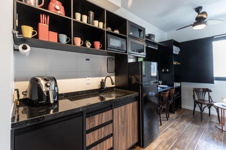 Studio à venda com 24m², 1 quarto e sem vagaCozinha