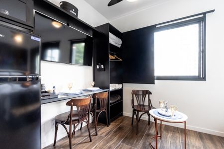 Studio à venda com 24m², 1 quarto e sem vagaSala