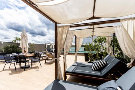 Studio à venda com 24m², 1 quarto e sem vagaRooftop Piscina