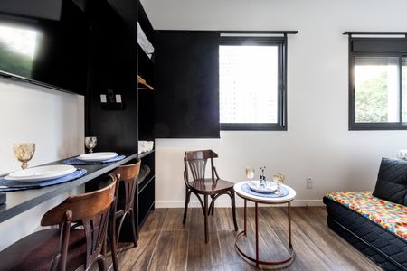 Studio à venda com 24m², 1 quarto e sem vagaSala