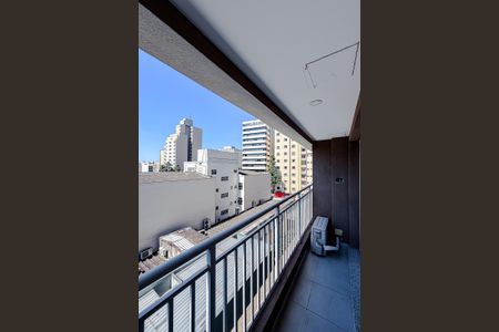 Studio para alugar com 27m², 1 quarto e sem vagaVaranda