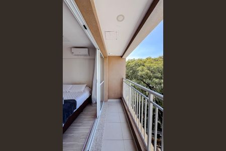 Studio para alugar com 27m², 1 quarto e sem vagaVaranda