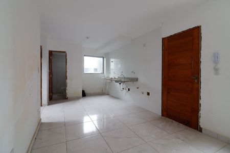 Sala/Cozinha e Área de Serviço de apartamento à venda com 2 quartos, 44m² em Vila Guilhermina, São Paulo