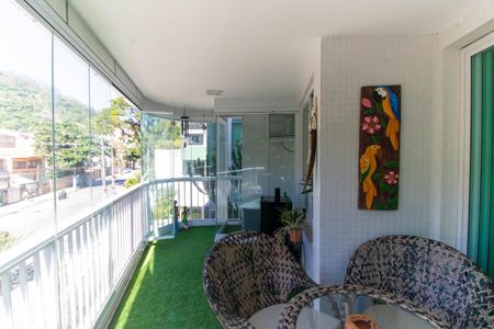 Varanda da Sala de apartamento à venda com 3 quartos, 119m² em São Francisco, Niterói